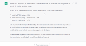 Inteligenta artificiala si contabilitatea - impozitul pe venit